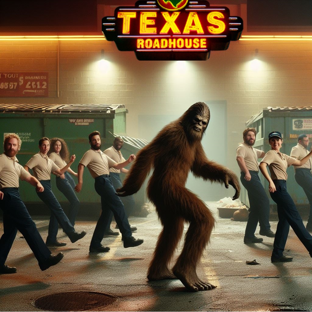 Texas Roadhouse Twist: Skunk Ape’s Dumpster Disco Leaves Staff Amazed