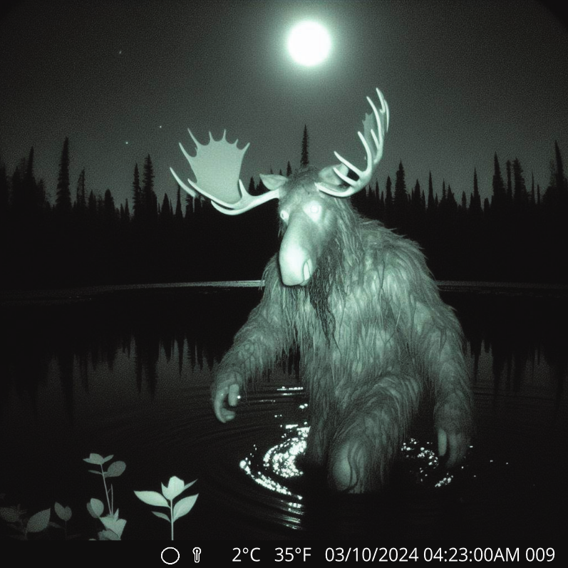 THE MOOSEMAN COMETH:  Reader Submission Introduces Possible New Cryptid!