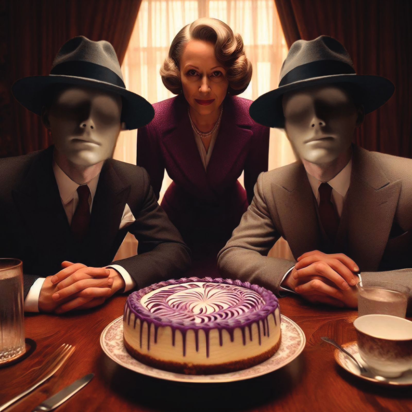CURIOUS COOKING:  Disclose Deliciousness with Men in Blackberry Swirl Cheesecake